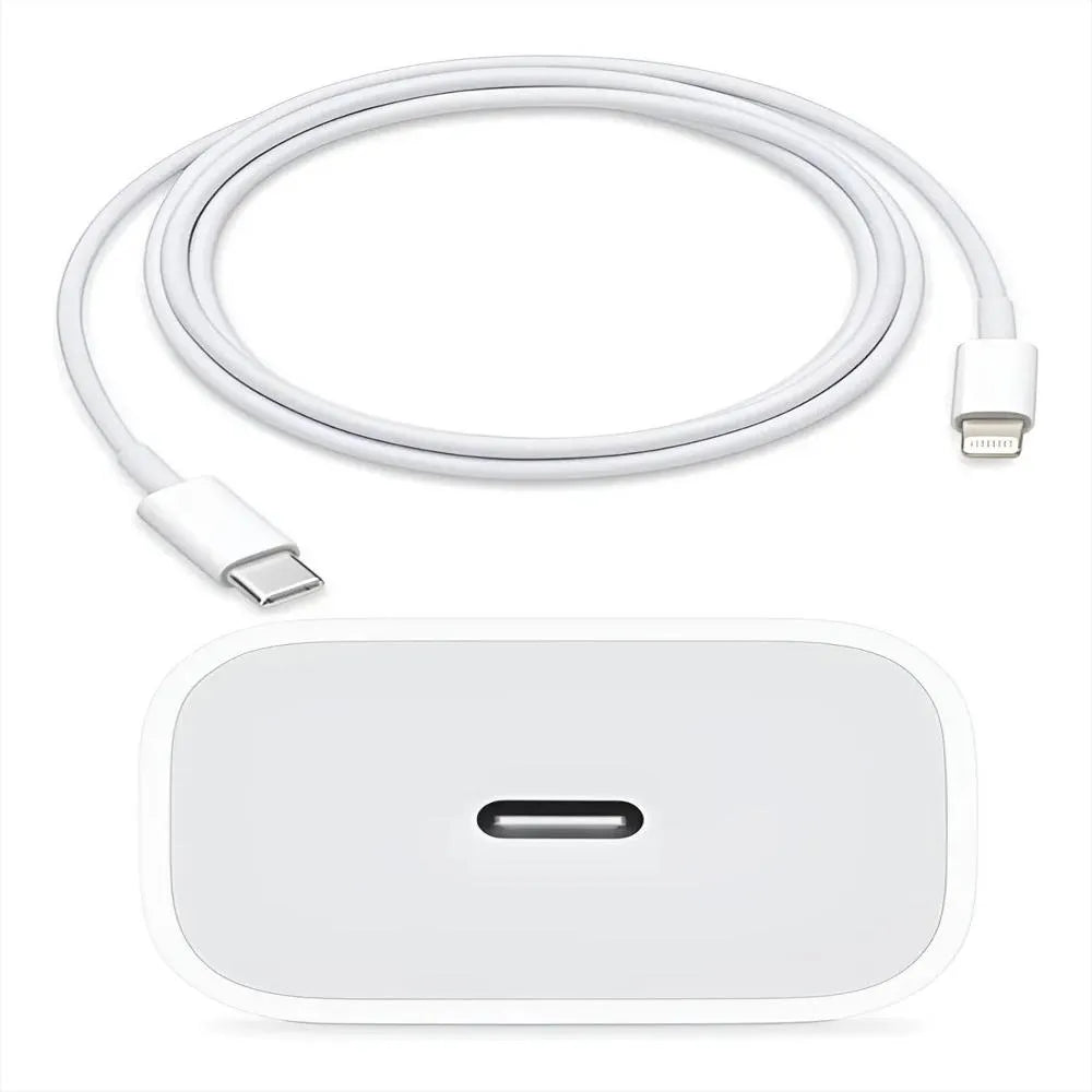 Cargador Completo Carga Rapida Para Iphone 25W